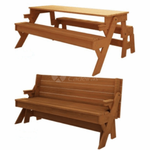 Banco que Vira Mesa 2,00 m