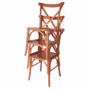 Cadeira Bruna Empilháveis Assento Anatômico Maciço