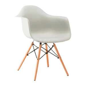 Cadeira Flórida com Braço Cinza Claro