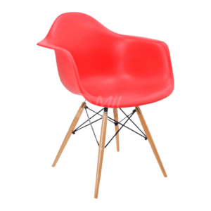 Cadeira Flórida com Braço Vermelha