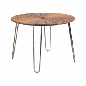 Mesa em Madeira e Alumínio