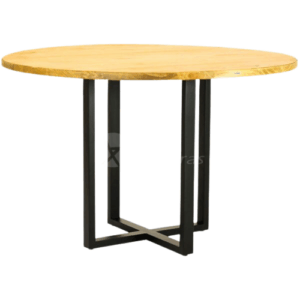 Mesa Industrial Tampo de Madeira