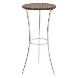 Mesa de Bar em Alumínio com Tampo em Fibra Sintética