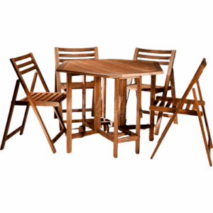 Conjunto Mesa e Quatro Cadeiras Tex