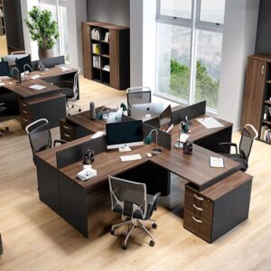 Mesa Para Escritório com 4 Lugares - Linha M25