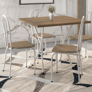 Conjunto Bruna 4 cadeiras