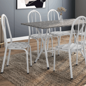 Conjunto Monique 6 cadeiras 50