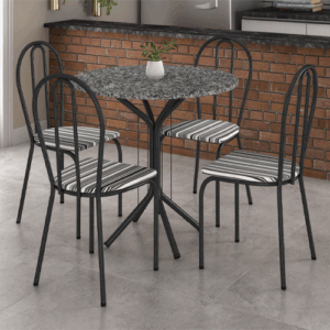 Conjunto Dalia 4 cadeiras