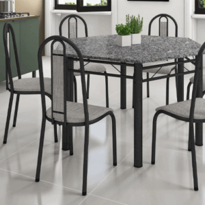 Conjunto Lorena 6 cadeiras 58