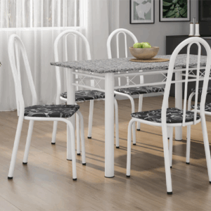 Conjunto Sara 6 cadeiras 50