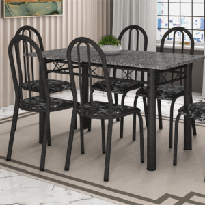 Conjunto Sara 6 cadeiras 56