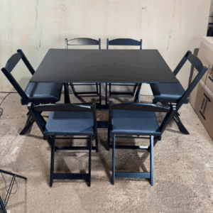 Conjunto dobravel 120x70 estofado