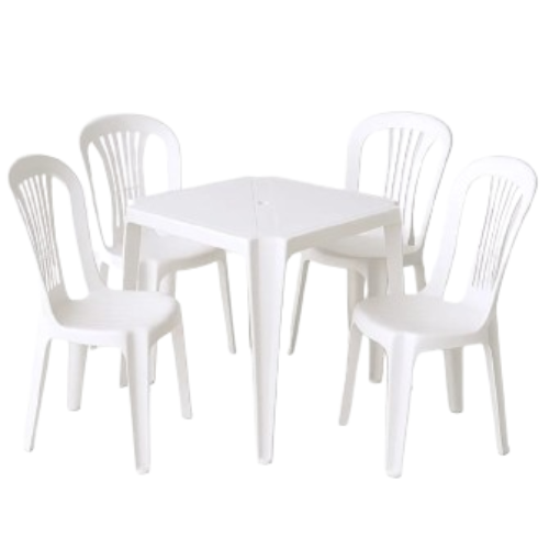 Conjunto Mesa e Cadeira de Plástico